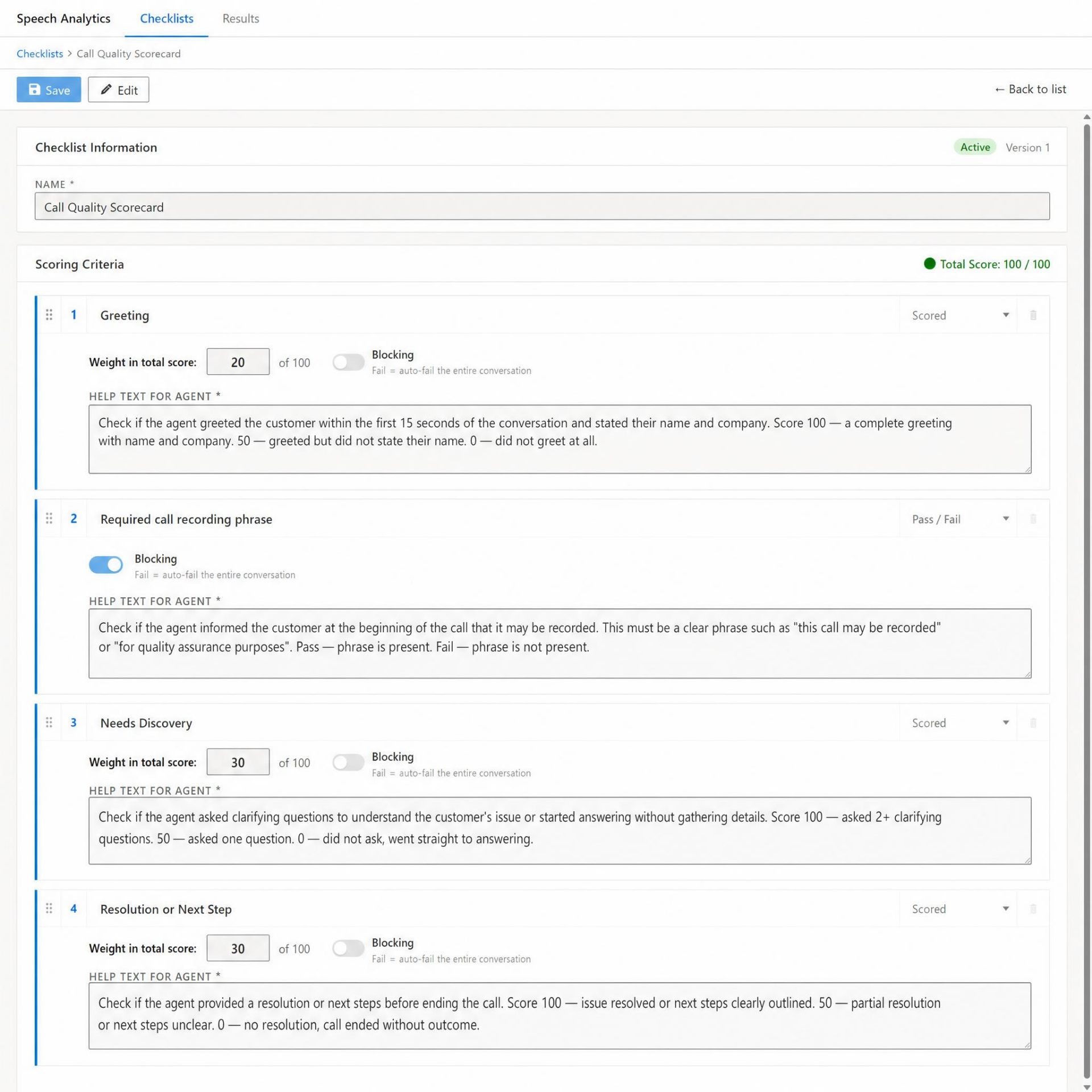 Dynamics 365 Speech Analytics & Call Quality Control Add-on